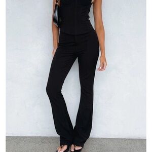 White Fox Flare Pants